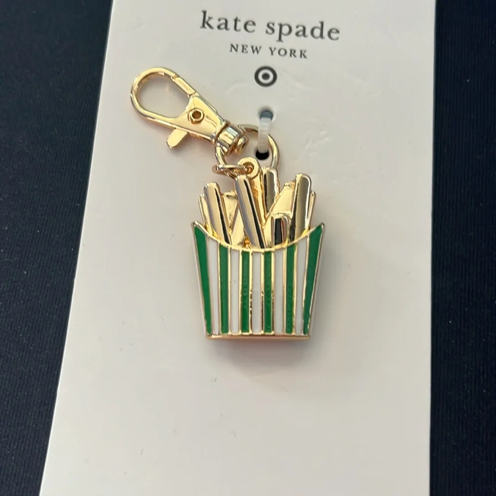 NWT French Fry Bag Charm Keychain - kate spade new york x Target